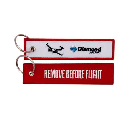 Owners Diamond Aircraft Logo Keychain for Pilots