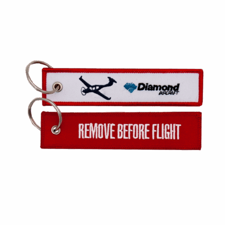 JPL Remove Before Flight 5 Keychain