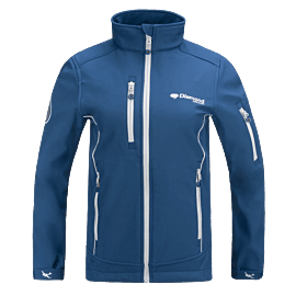 Softshell Jacket Diamond Aircraft Women - blue