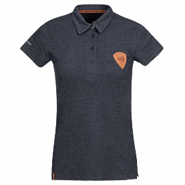 Polo Shirt Diamond Aircraft Collection Patch - Women - gray
